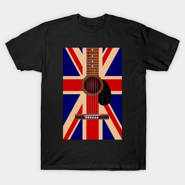 Union Jack Guitar T-Shirt by Packrat